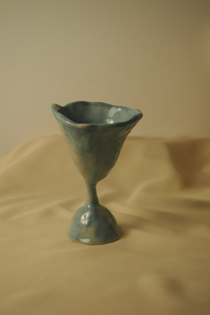 Lily III,  Ceramic Wine Glass