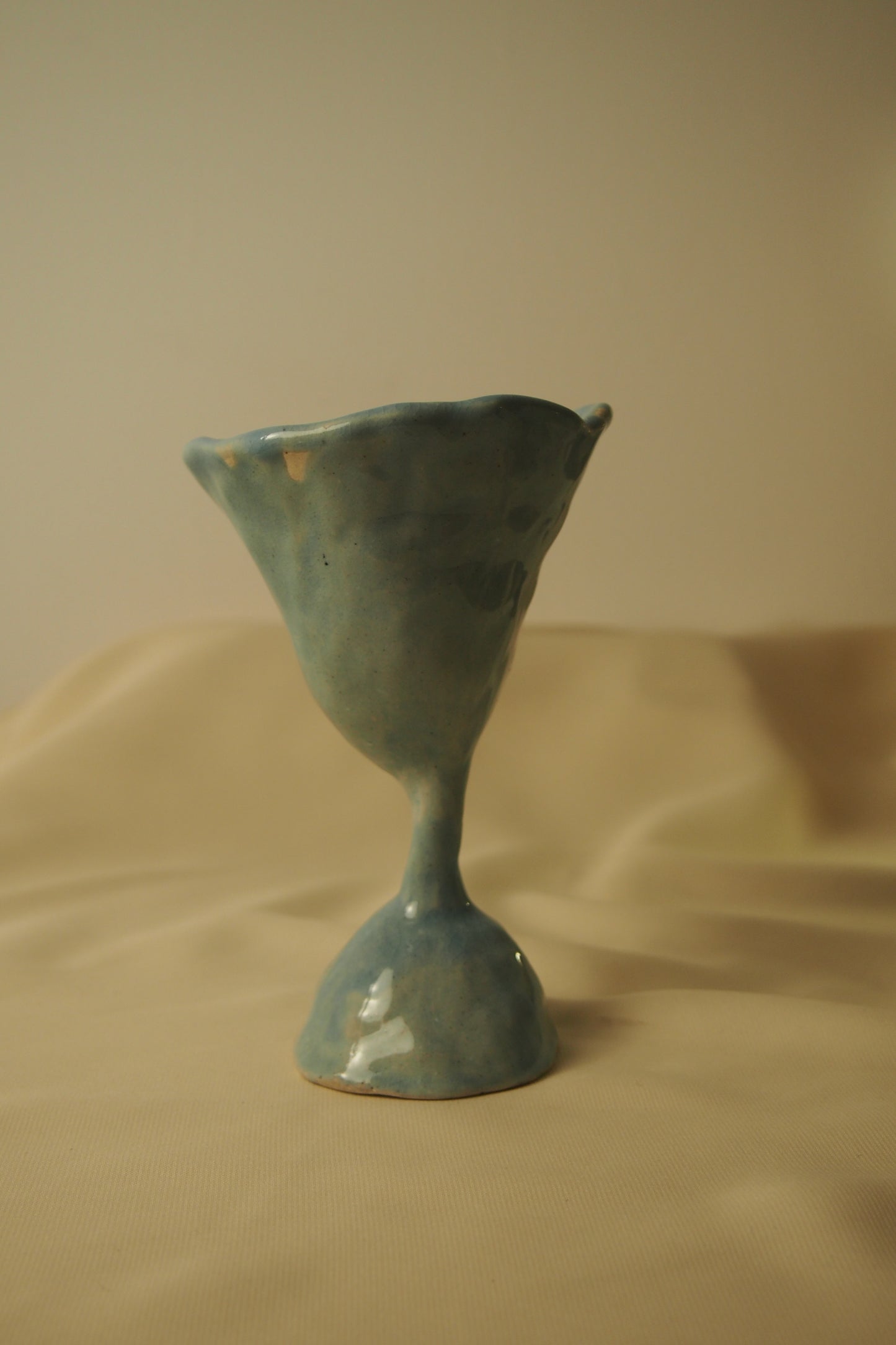 Lily III,  Ceramic Wine Glass