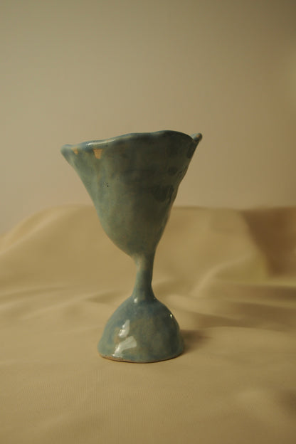 Lily III,  Ceramic Wine Glass