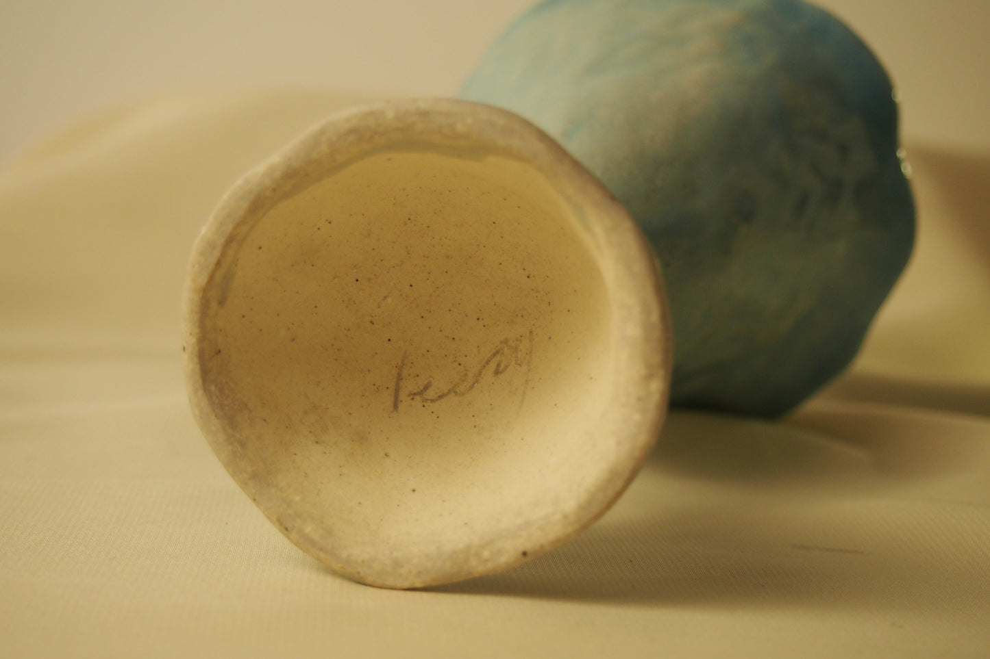 Lily III,  Ceramic Wine Glass