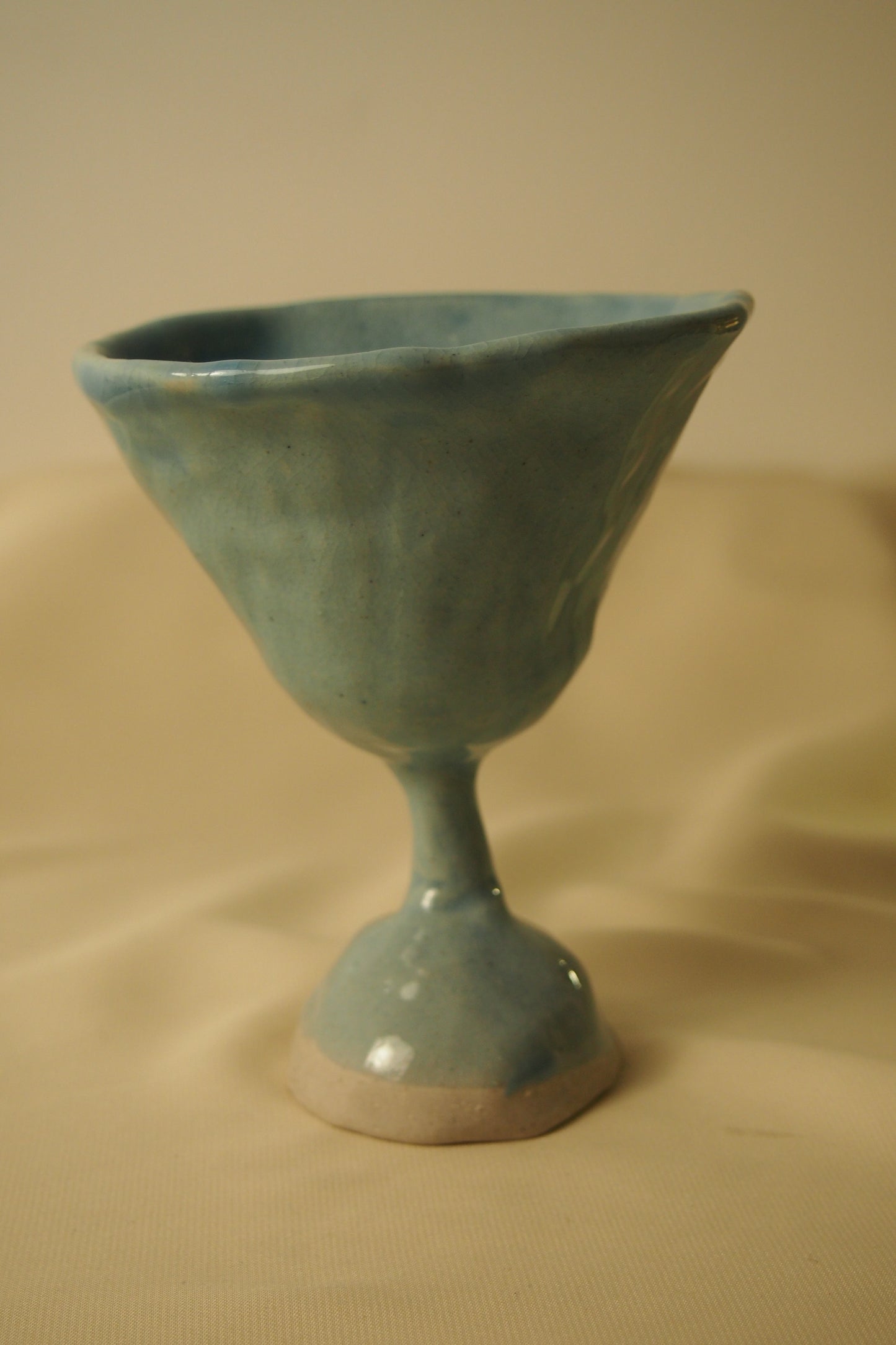 Lily IV,  Ceramic Wine Glass