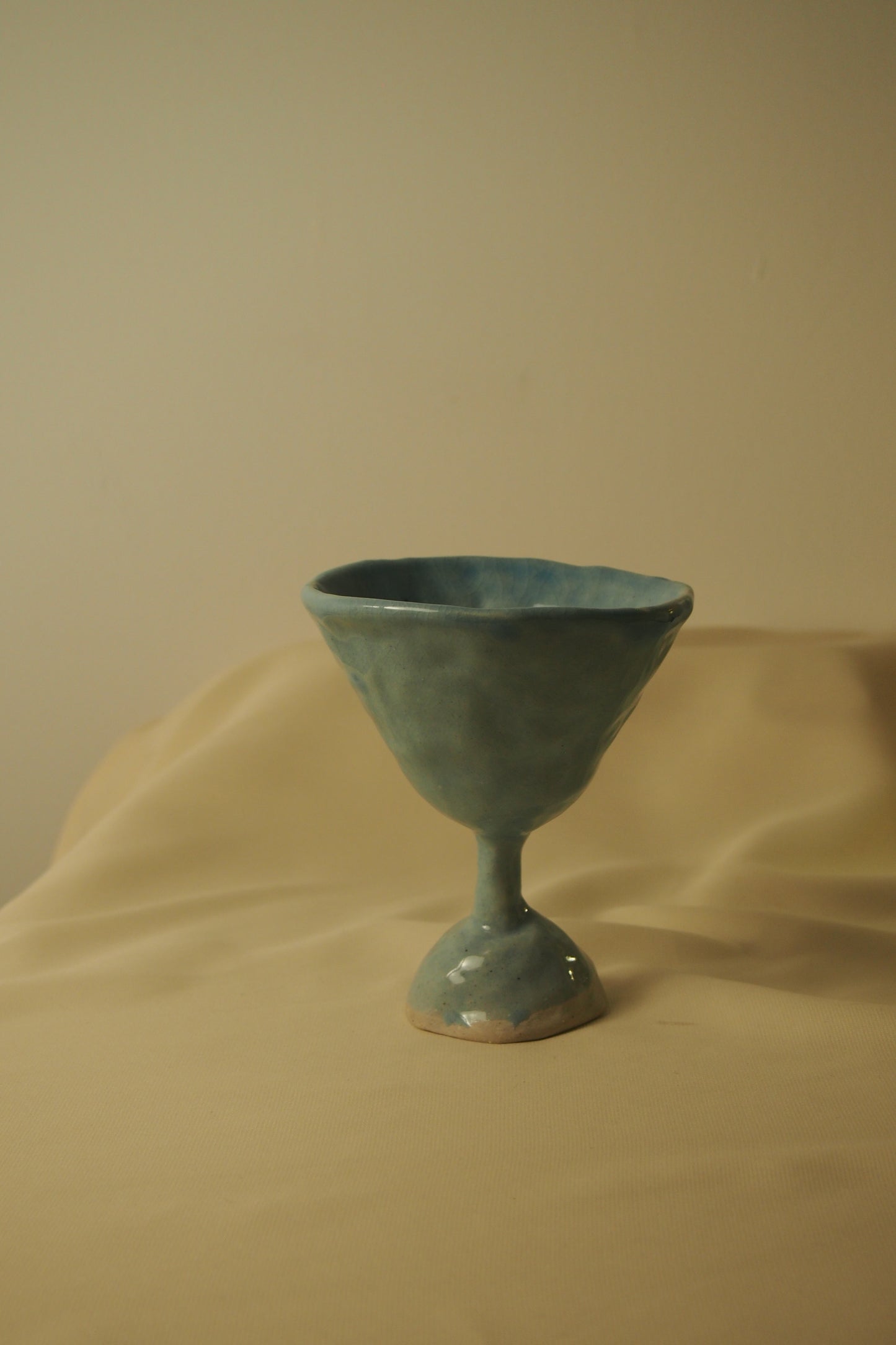 Lily IV,  Ceramic Wine Glass