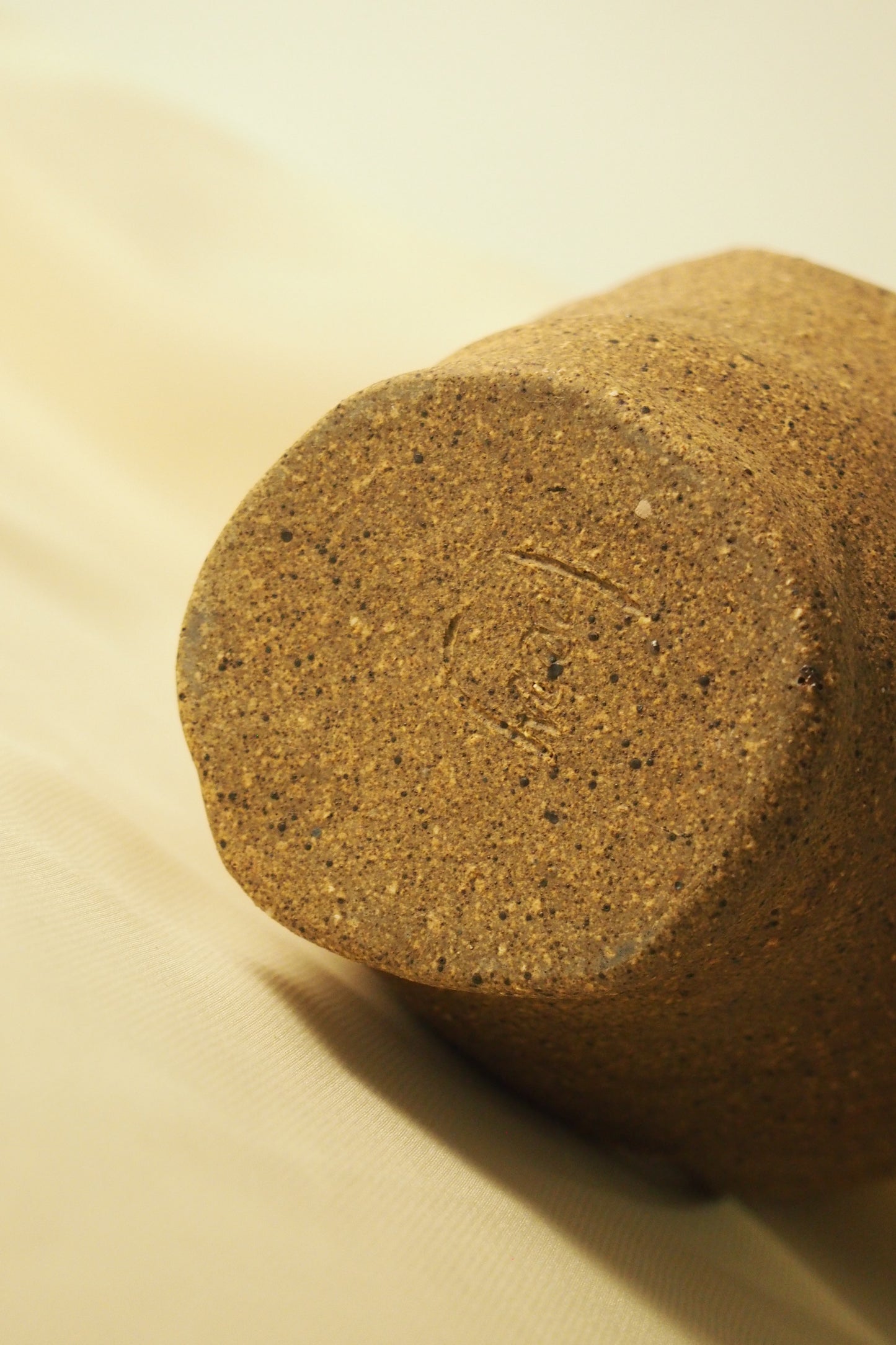 Hollow Brown Vase