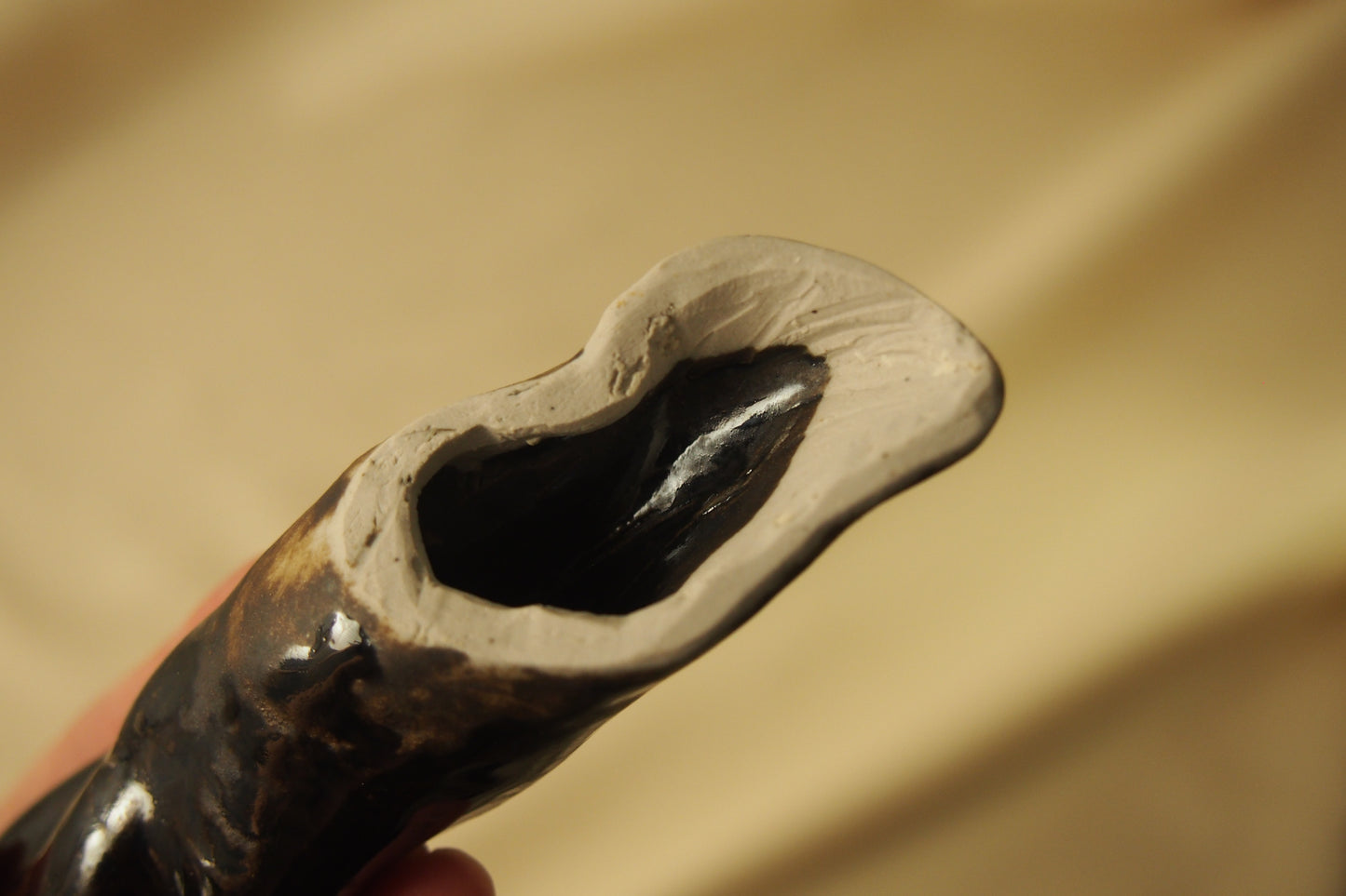 Burnt tree II, ceramic sculpture