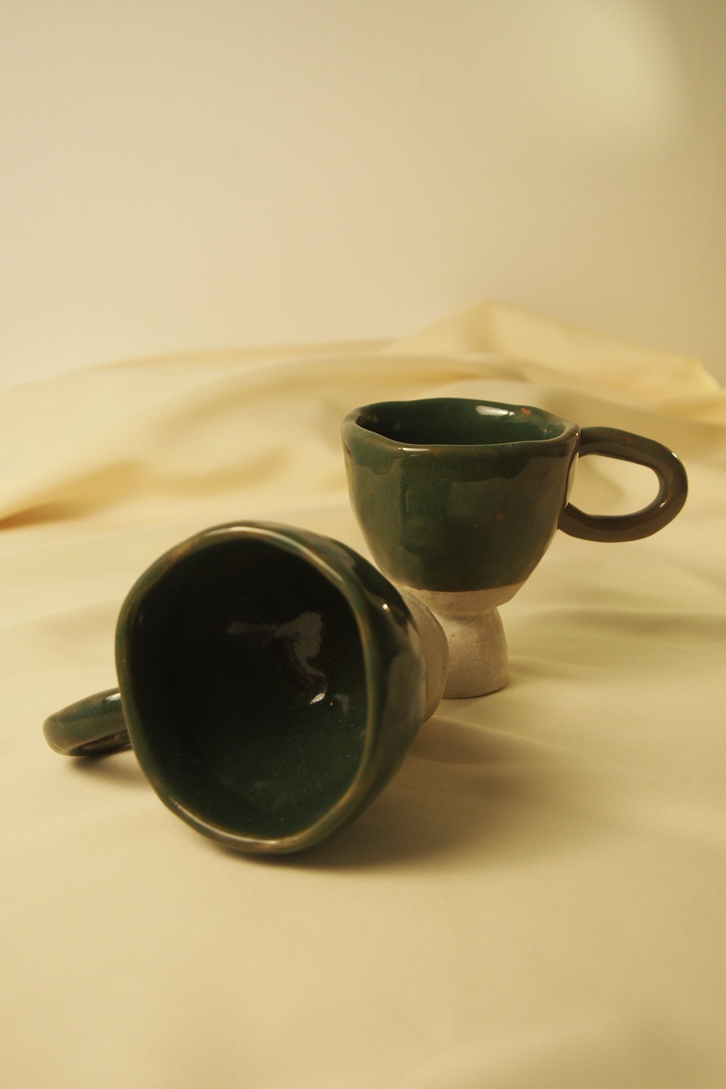 Footed Ceramic Cup II, III