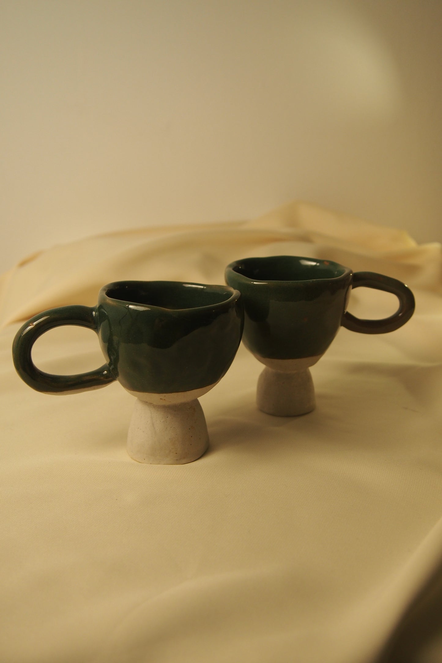 Footed Ceramic Cup II, III