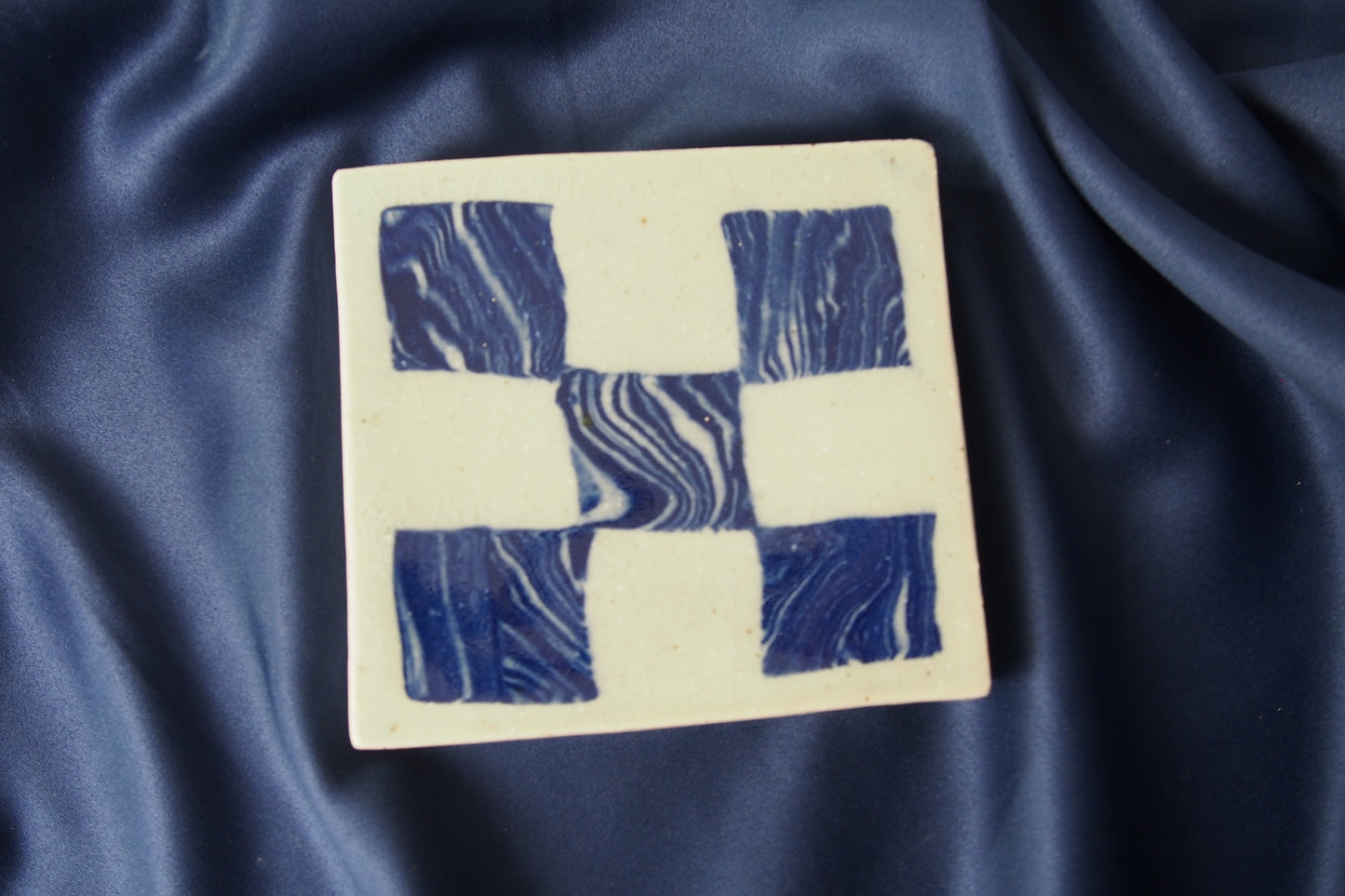 Pattern square trinket dish