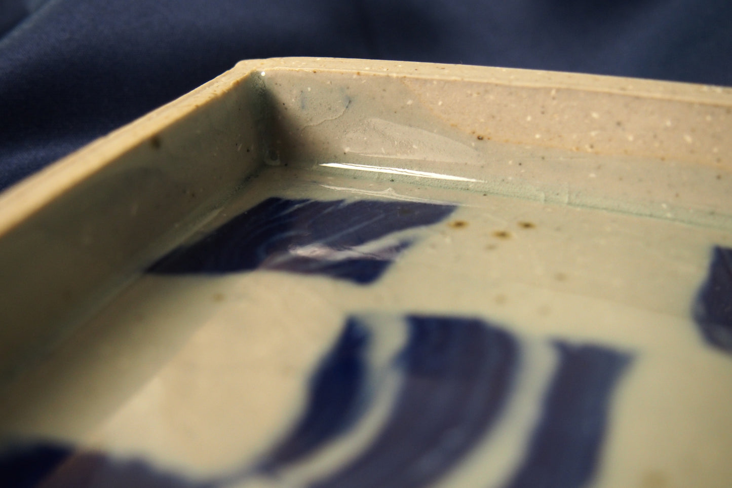 Pattern square trinket dish