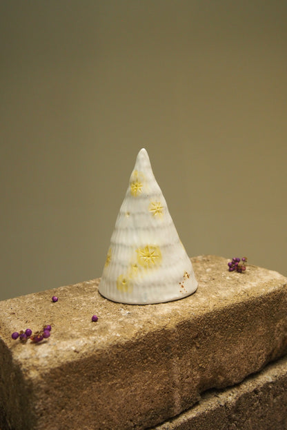 Stars: Carved porcelain Christmas tree