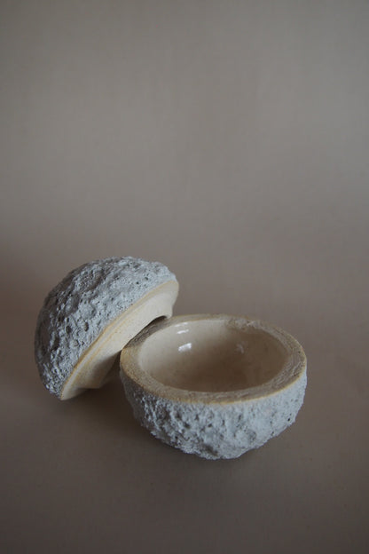 Mini Moon Jar V: Lidded Jewelry Jar