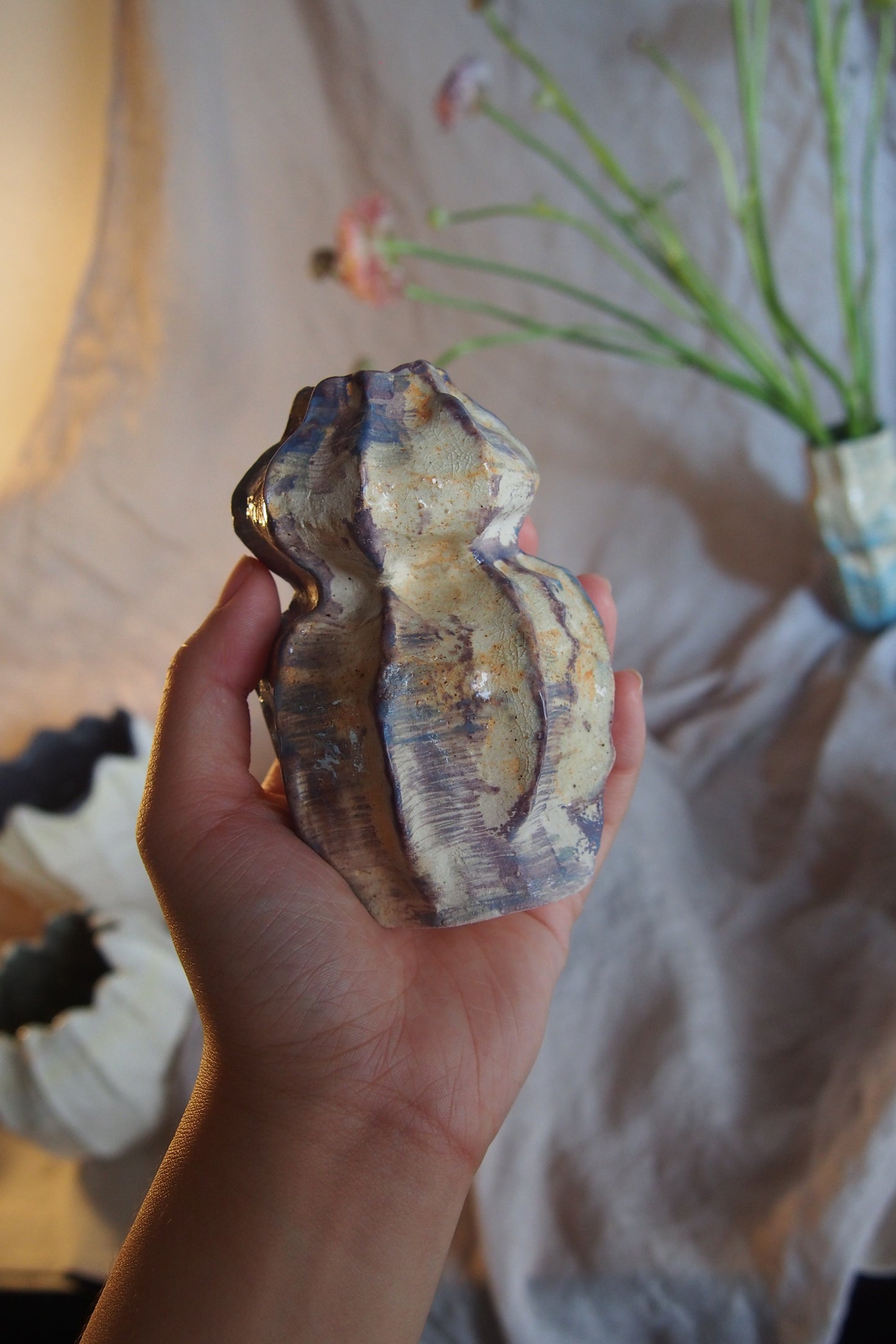 Spring Hand Pinched Vessel VI