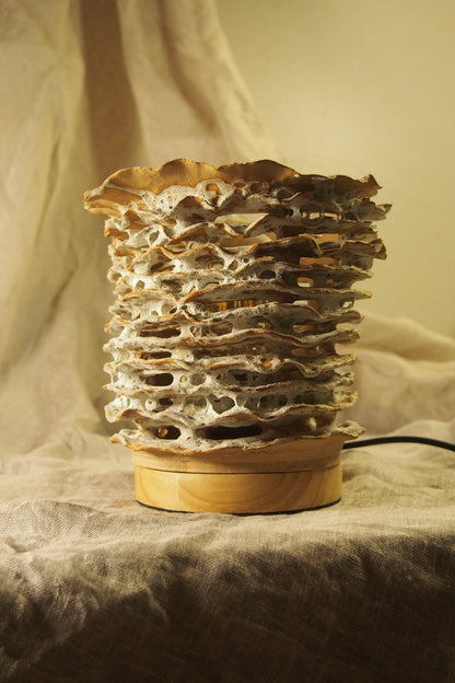 Echo I, ceramic lamp sculpture