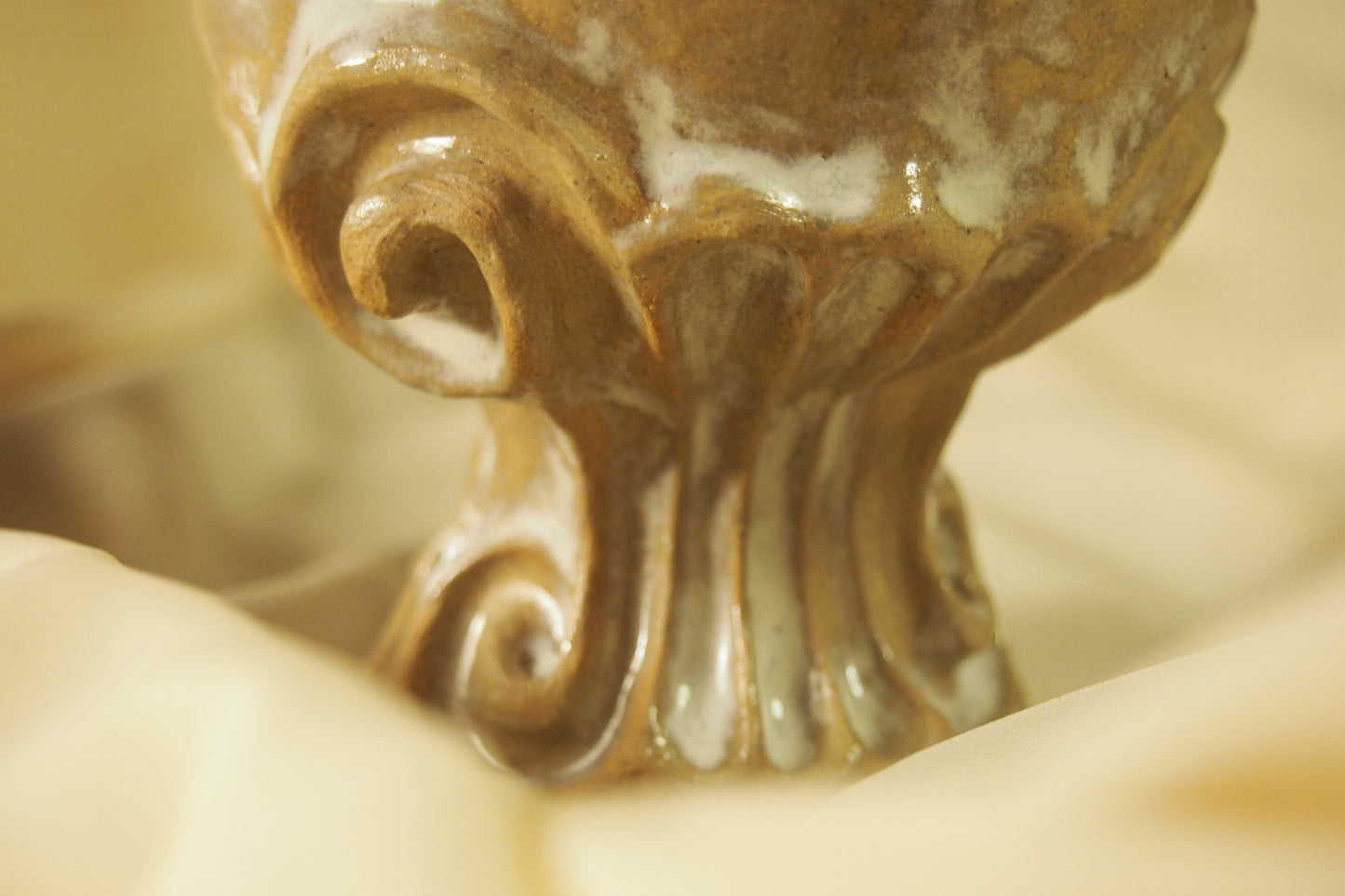 Frozen Heart, ceramic sculpture